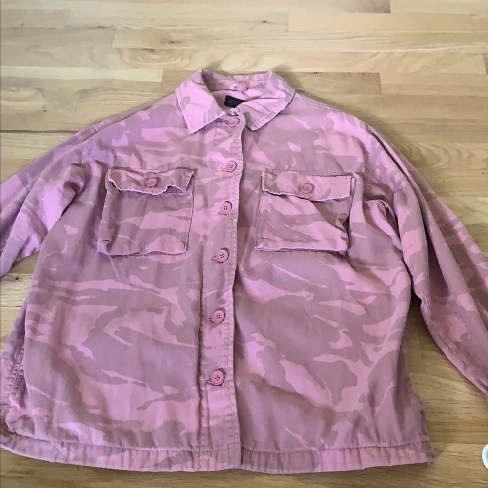 Topshop camo jacket